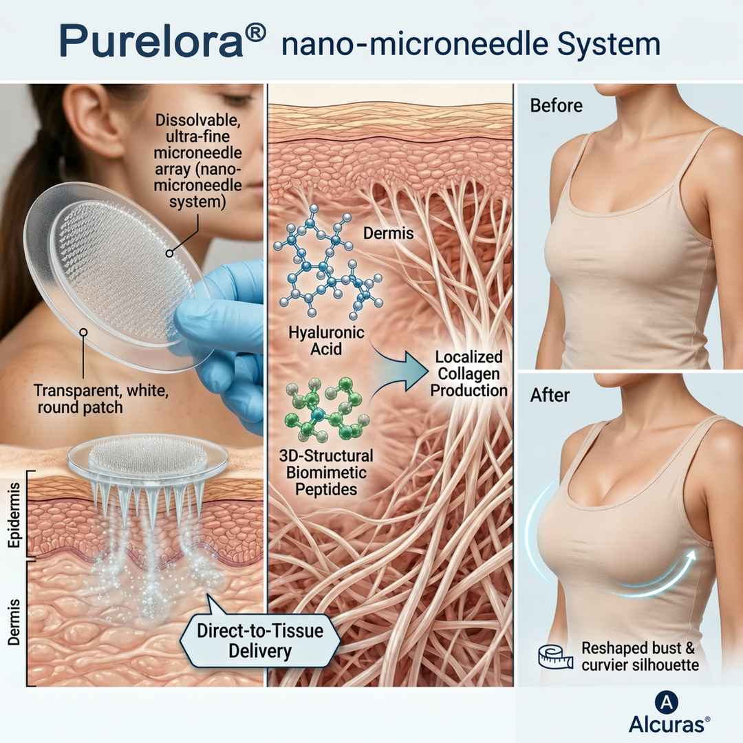 Targeted Breast Enhancement Advanced Nano Microneedle Patch