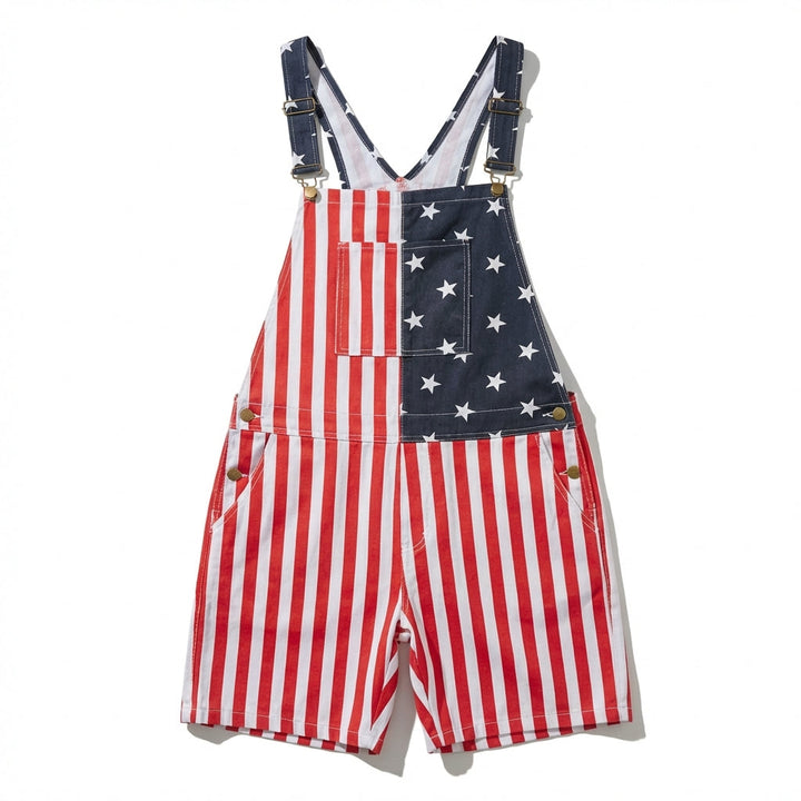 American Flag Overalls for July 4th &amp; America 250 Celebrations