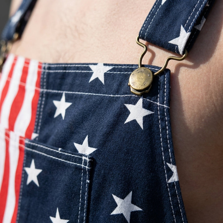 American Flag Overalls for July 4th &amp; America 250 Celebrations